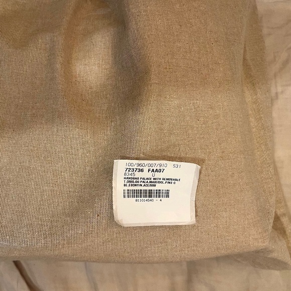 Gucci X Palace GG-P Jumbo Triferg Canvas Leather Tote Bag - Picture 15 of 16